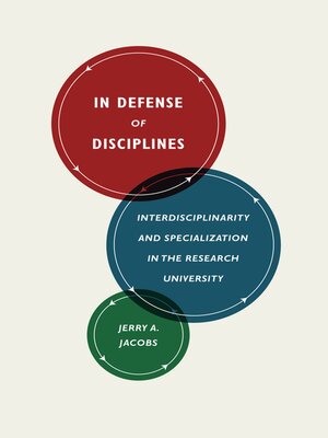 cover image of In Defense of Disciplines